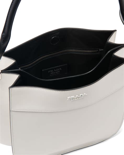 Prada Margit leather hobo shoulder bag